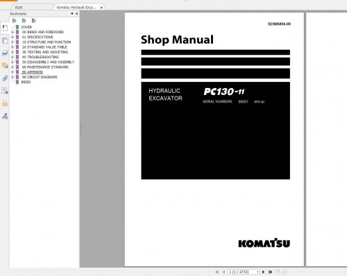 Komatsu Machine PDF Updated 2021 Shop Manuals, Operator & Maintenance Manual Circuit Diagram (7)