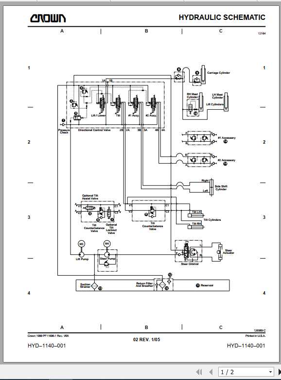 Crown Forklift SC 4000 Electrical & Hydraulic Schematic | Auto Repair ...