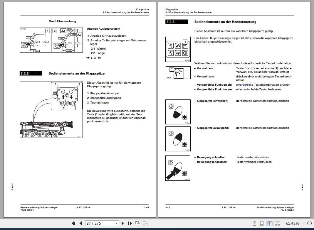 Manitowoc Grove Cranes GMK 5200-1 Operator Manuals_DE | Auto Repair ...