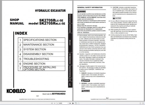Kobelco 11.4 GB PDF Updated 2021 Heavy Machinery Service Manual Shop Manual (10)