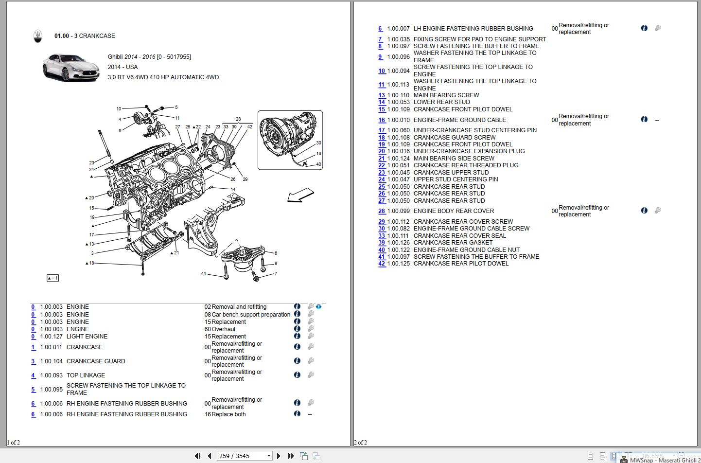 Maserati Ghibli 2014 2016 3 0 Bt V6 S Workshop Manual Wiring Diagram Auto Repair Manual Forum Heavy Equipment Forums Download Repair Workshop Manual