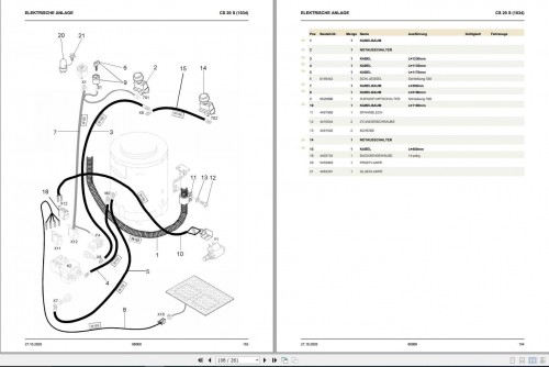 Still Horizontal Order Picker Truck CS 20 S (1034) Spare Parts List DE 2