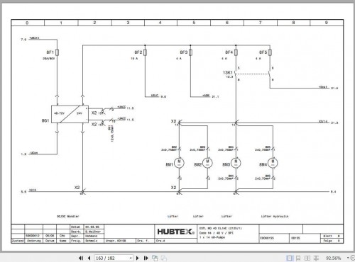 Hubtex Forklift MQ 40 EL AC(2125 1) Operating Instructions and Spare Parts List DE 2
