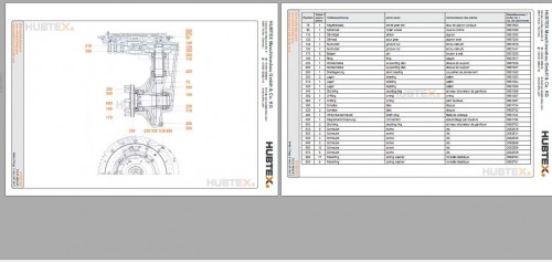 Hubtex Forklift MQ 45 2125 EL Operating Instructions and Spare Parts List DE 3