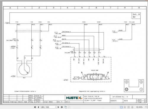Hubtex Forklift MQ 45 2130 PU Operating Instructions and Spare Parts List DE 2