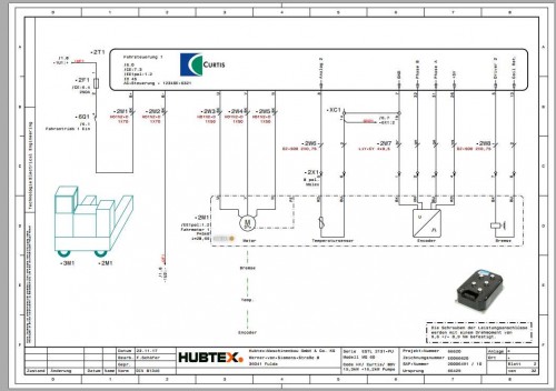Hubtex Forklift MQ 60 2131 PU Operating Instructions and Spare Parts List DE 3