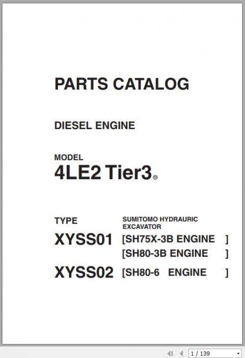 Sumitomo-Hydraulic-Excavator-Diesel-Engines-4LE2-Tier3-Parts-Catalog-1.jpg
