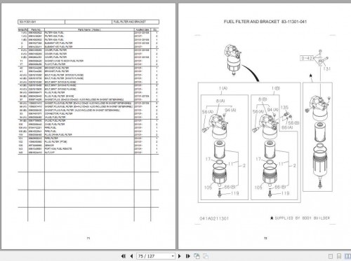 Sumitomo Hydraulic Excavator Diesel Engines 6UZ1 Tier4 Parts Catalog 2