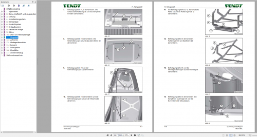 FENDT TRACTOR 24.3GB PDF Diagrams, Operator & Workshop Manuals German DVD 7