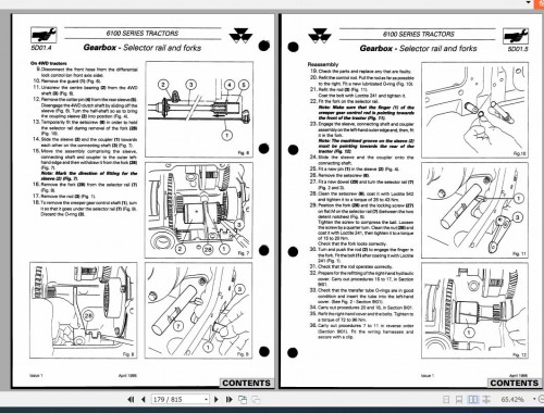 Massey Ferguson Tractor 6100 Series Workshop Service Manual 2