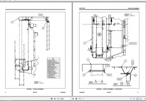 Terex Unit Rig MT 4400AC Mechanical Manual SN MH272 274 2