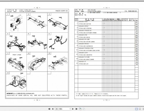 Tadano Rough Terrain Crane GR 1450EX 3 P1 2EJ Parts Catalog EN+JP 2