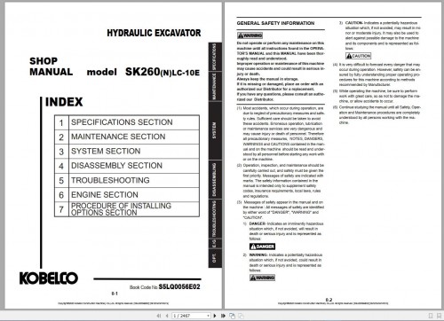 Kobelco 6.17 GB PDF DVD4 Updated 2021 Heavy Machinery Service Manual Shop Manual (2)