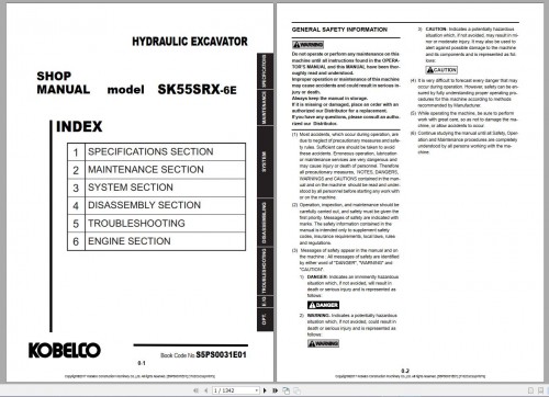 Kobelco 6.17 GB PDF DVD4 Updated 2021 Heavy Machinery Service Manual Shop Manual (5)