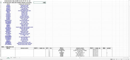 SHANGHAI Diesel Engine SC9D220G2B1 Parts Catalog 1