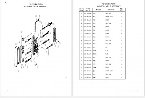 Shantui Roller SR20M Parts Book EN+CH 2