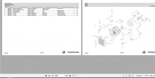 Weidemann Wheel Loader 1130CX30 1.0 Spare Parts List EN+IT+ES 2