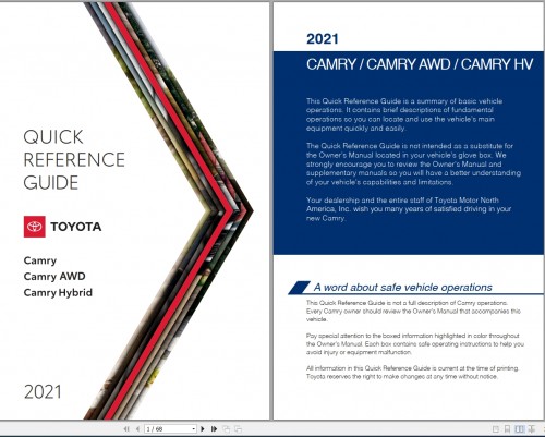 Toyota 2021 PDF Owner's Manuals 14