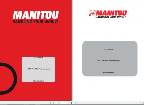 Manitou MXT 1740 Repair Manual (Perkins) V4 53111319EN 11 2020 1