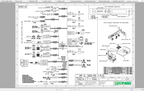 Merlo CINGO SERIE 2 (ab 2007) Service Manual, Hydraulic & Electrical Diagram DE 3