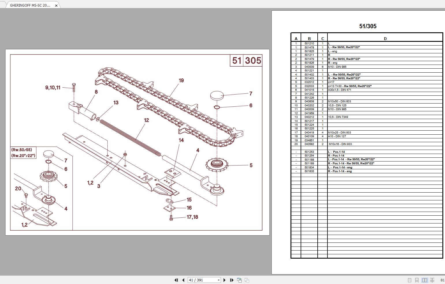 Claas Dominator 48 Spare Parts Catalogue Original Manual PDF catalog 