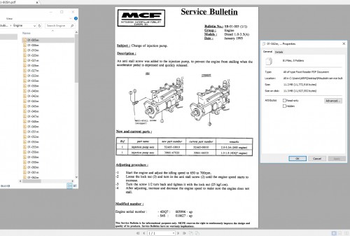Mitsubishi Lift MCF Service Bulletins CD1 2