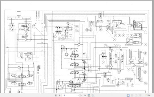 Kato Crane KR 45 051 77100041 KR 45 SS500 Hydraulic & Wiring Diagram 1
