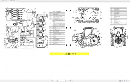 Challenger NA TRACTOR MT735 MT745 MT755 MT765 MT745B MT755B MT765B TRACK Schematic PDF EN 3
