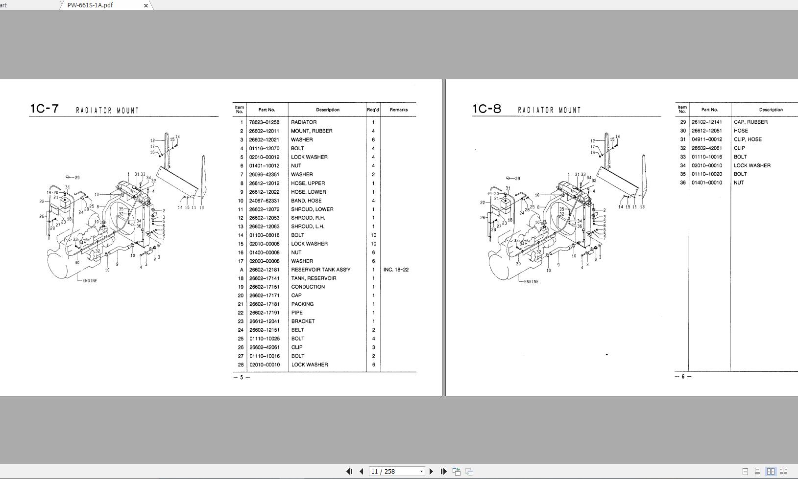 Tcm Forklift Truck Tcm 860 2 Parts Manual Pw 661s 1a Auto Repair Manual Forum Heavy Equipment Forums Download Repair Workshop Manual