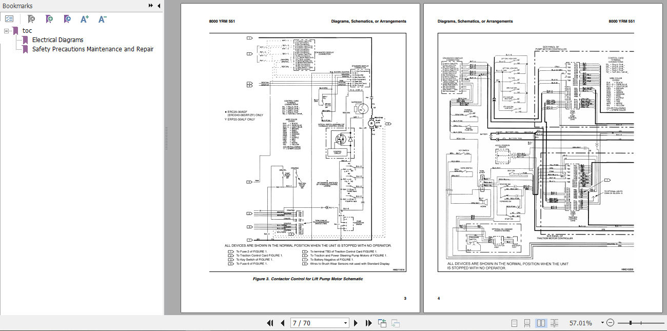 Yale Electric Motor Rider Trucks E108 (ERC040065RGZG) Service Manual