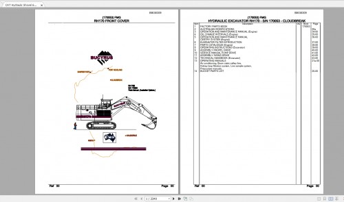 CAT Hydraulic Shovel 16GB Full Models Spare Parts Manuals PDF DVD 3