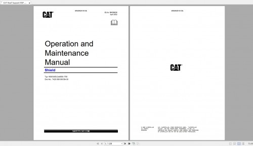 CAT Roof Support 3.7GB Full Models Operation & Maintenance Manuals PDF DVD 4