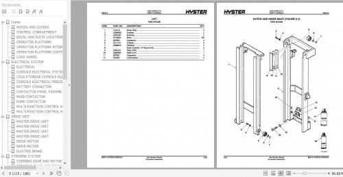 Hyster Electric Motor Narrow Aisle Trucks D174 (R30XMS2) Parts Manual 1473322 3
