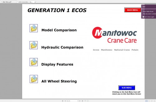 Manitowoc Crane Care GMK IV Introduction to ECOS Rev 1
