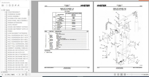 Hyster Forklift Truck N177 (H2.0 H3.5FT Europe) Parts Manual 4102918 3