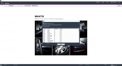 MAN MANTIS v660 EPC [06.2021] Spare Parts Catalog DVD 2