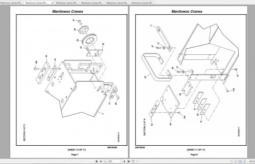Manitowoc Cranes 800DSM 800DU RM Spare Parts Manual PDF 2