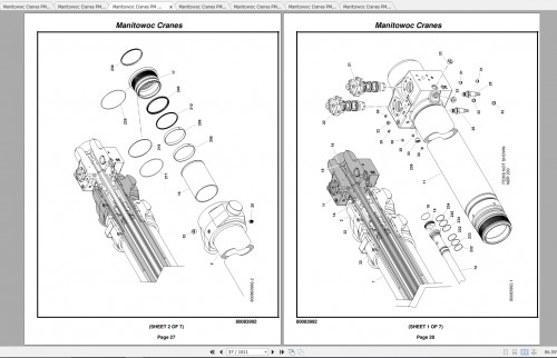 Manitowoc Cranes GRT8100 100U.S. Spare Parts Manual PDF 2