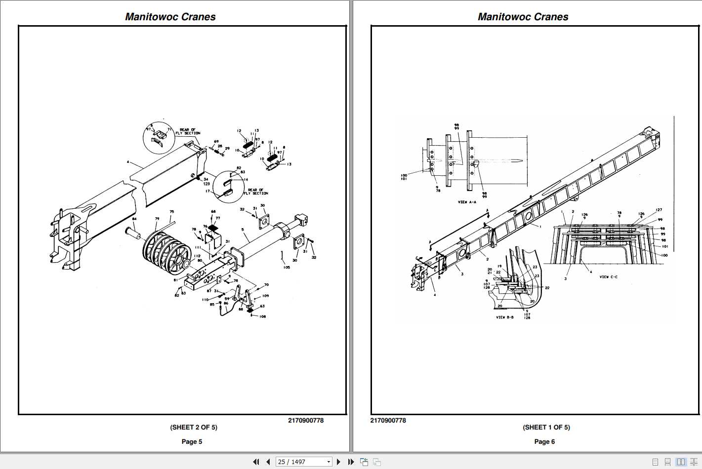 Manitowoc Cranes TMS700B Spare Parts Manual PDF | Auto Repair Manual ...