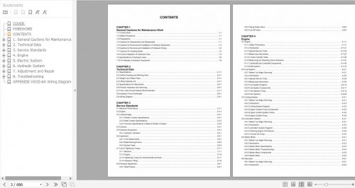 Yanmar Crawler Excavators ViO35 6A Service Manuals EN PDF 2