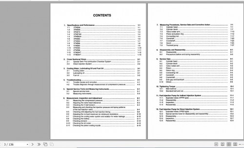 Yanmar Industrial Engines TNE Series Service Manual A0A5063 2T9701 2