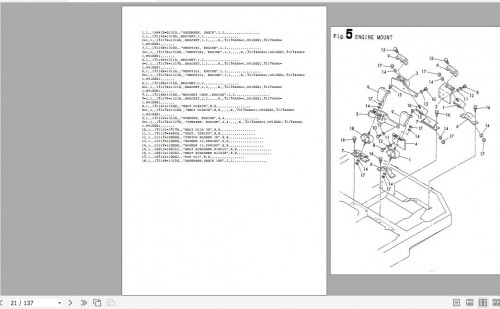 Yanmar Crawler Backhoe B22 2 Ammann Parts Catalog Y00S3351 2