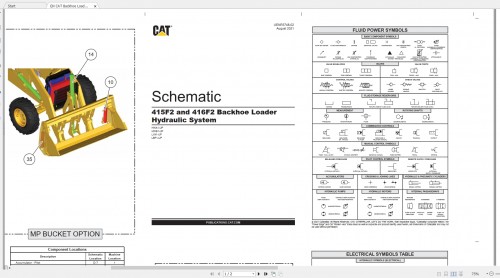 CAT Backhoe Loader 279MB Full Models 04.1988 08.2021 Updated Electric Hydraulic Schematics EN PDF DV