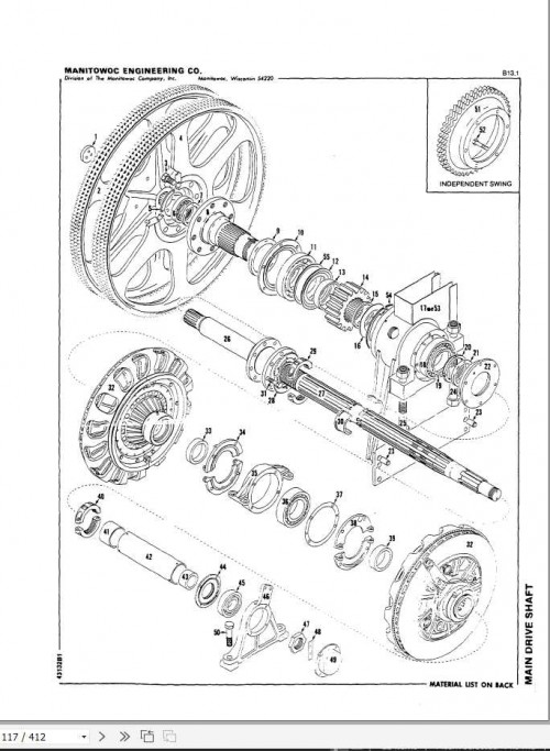 Manitowoc Cranes 4000W 40317 PM 10 26 2007 Spare Parts Manual PDF 2