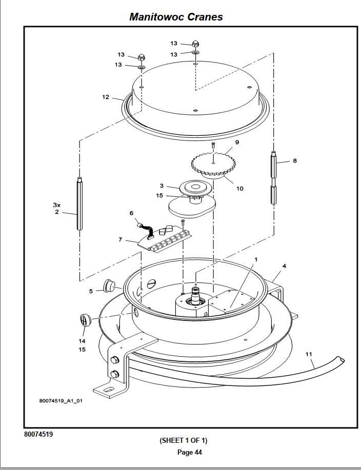 Manitowoc Cranes Pm 301196 - 001 9103a Spare Parts Manual Pdf 