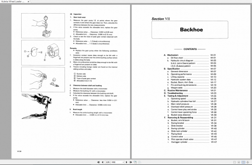 Kubota Wheel Loader R310 R310B R410 R410B Service Chapter Workshop Manual EN 3