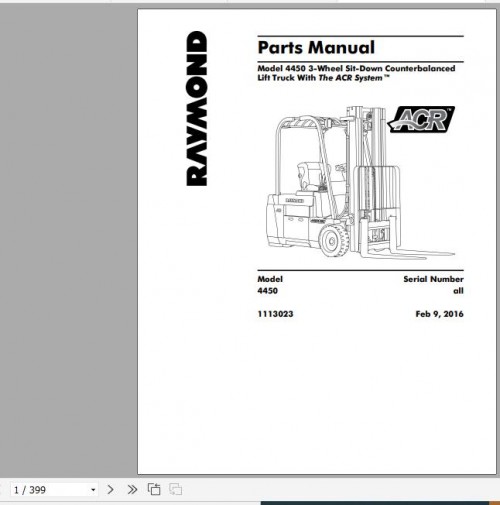 Raymond-Sit-down-Counterbalanced-Lift-Truck-4450-Schematics-Maintenance--Parts-Manual-2.jpg