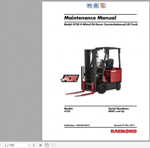 Raymond-Sit-down-Counterbalanced-Lift-Truck-4750-Schematics-Maintenance--Parts-Manual-1.jpg