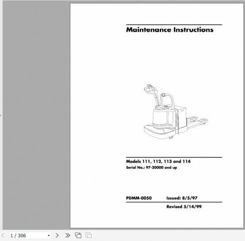 Raymond-Walkie-Pallet-Truck-111-112-113-114-Schematic-Maintenance--Parts-Manual-2.jpg