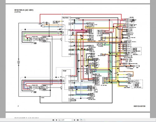 Doosan Forklift SB4450E Electric Schematic Diagram Full Version (5)